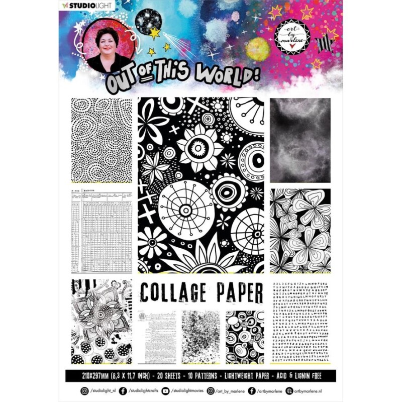 STUDIO LIGHT ART BY MARLENE COLLAGE PAPER OUT OF THIS WORLD - Scrapbook  Superstore